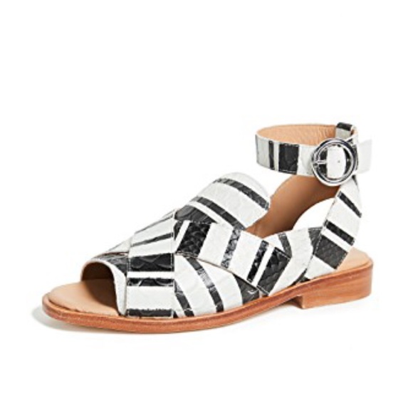 FREE PEOPLE Catherine Loafer Leather Sandals NEW - Picture 8 of 8
